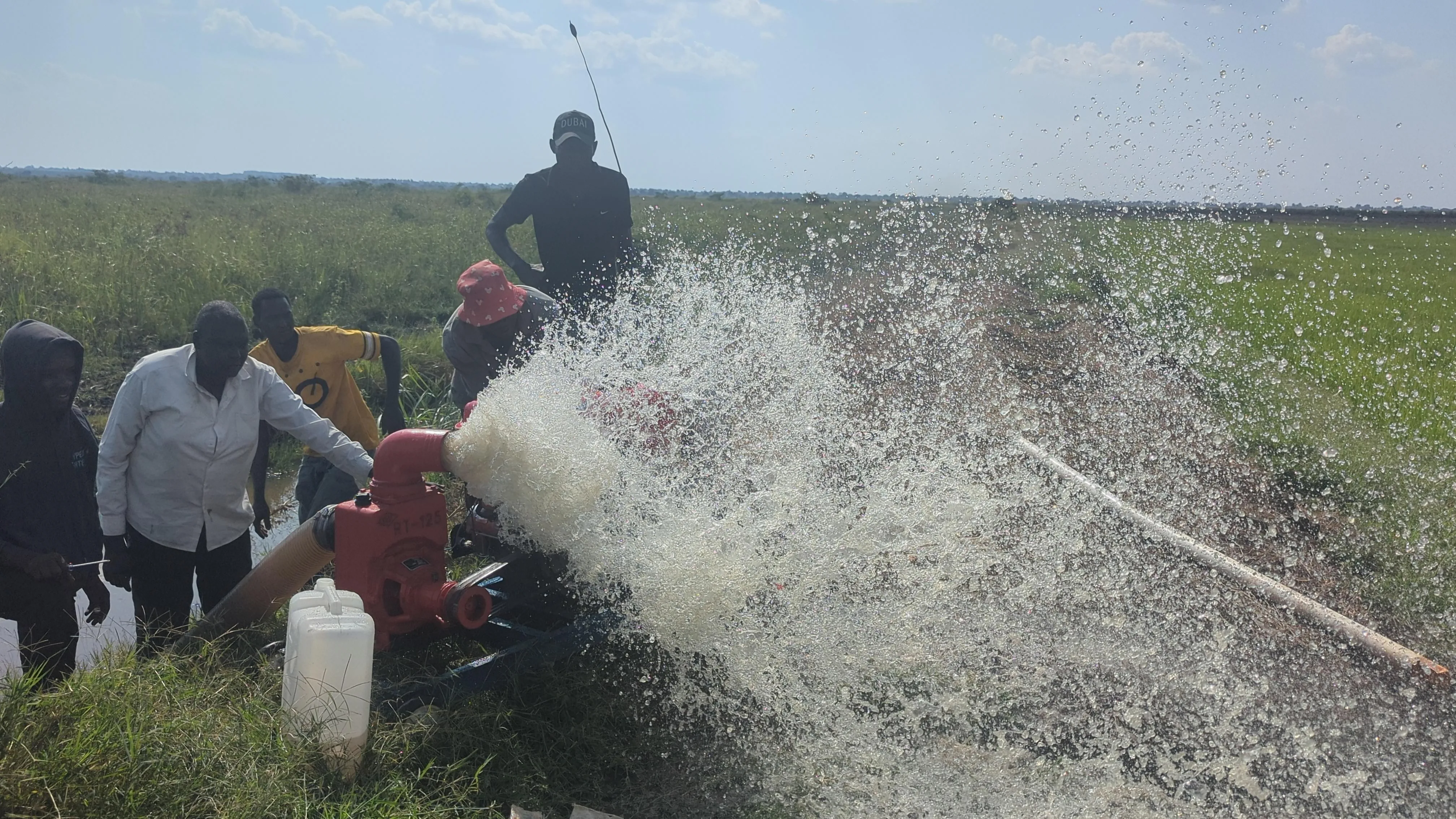 Irrigation diesel water pump machine